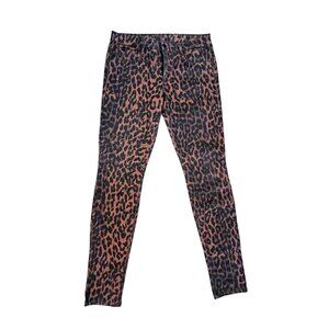 Joes Jeans 29x 31 Chelsea Fit Leopard Print Skinny Pants 98% Cotton Made in USA